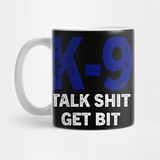 K9 dog Thin Blue Line LEO LOW Design Mug